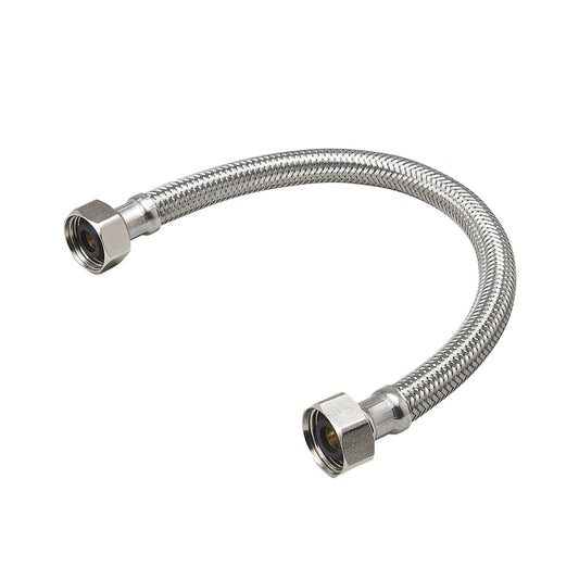 BK Products ProLine 1/2 in. FIP X 1/2 in. D FIP 20 in. Braided Stainless Steel Faucet Supply Line