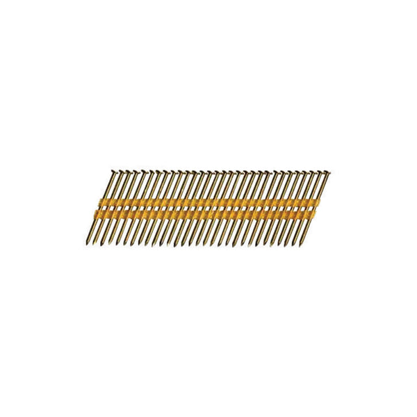 Clavos para marcos en tira en ángulo de acero galvanizado en caliente Metabo HPT de 21 grados y vástago liso de 2-3/8 pulg.