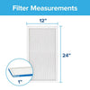 3M Filtrete 14 in. W x 24 in. H x 1 in. D 13 MERV Pleated Allergen Air Filter (Pack of 4)