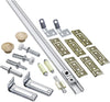 National Hardware 60 in. L White Steel Folding Door Hardware Set 1 pk