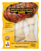 Savory Prime American Supreme Medium Adult Knotted Bone Beef Rawhide 6-7 in. L 2 pk