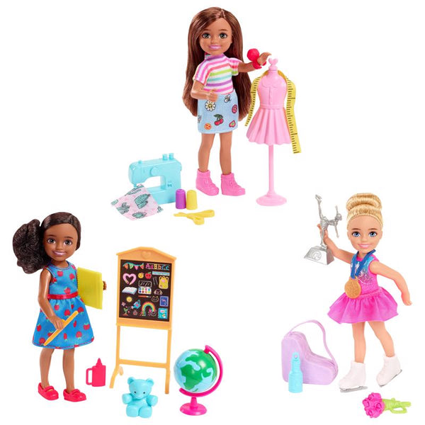 Barbie Chelsea Career Doll Multicolored 26 pc (Pack of 6)