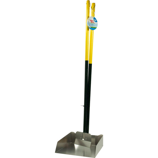 Juego de pala recogedora de excremento para perros Wee-Wee, amarillo/verde, pequeño - 38.5 in de longitud X 6.5 in de ancho X 7.5 in de alto
