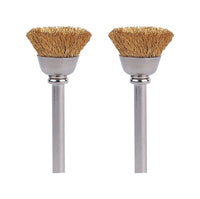 Dremel 1/2 in. X 1.75 in. L Metal Brass Brush 2 pk