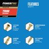 HILLMAN Power Pro No. 8 X 2-1/2 in. L Star Coarse Trim Screws 595 pk