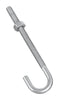 National Hardware Zinc-Plated Silver Steel 100 lbs. Capacity J-Bolt 4 L x 0.21 Dia. in.
