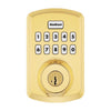 Kwikset Powerbolt Polished Brass Zinc Electronic Deadbolt