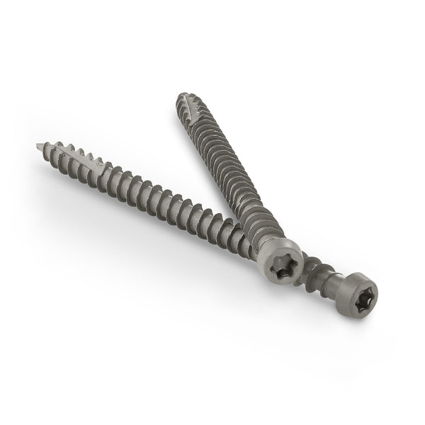 Tornillos para cubierta con cabeza en estrella Starborn Pro Plug n.º 10 SX de 2 in de largo, 3 unidades (paquete de 4)