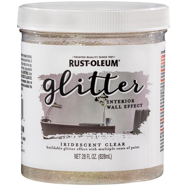 Rust-Oleum Iridescent Clear Flat Sheen Interior Wall Paint 50 sq. ft. Coverage, 1 qt. 50 g/L VOC - Deal of The Week