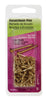 Hillman 18 Ga. x 3/4 in. L Brass-Plated Steel Escutcheon Pins 1 pk 1.5 oz. (Pack of 6) - Deal of The Week