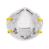 3M N95 Paint Prep Cup Disposable Respirator White One Size Fits Most 20 pk