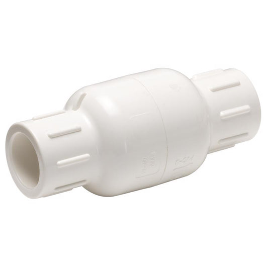 Homewerks 1/2 in. D X 1/2 in. D Solvent PVC Spring Loaded Check Valve