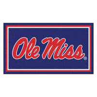 University of Mississippi (Ole Miss) 3ft. x 5ft. Plush Area Rug