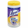 Lysol Dual Action Fiber Weave Antibacterial Wipes 75 pk (Pack of 6)
