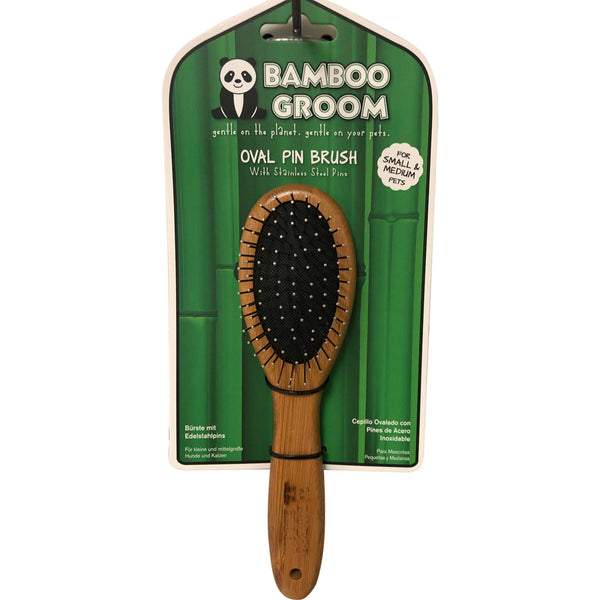 Cepillo de púas ovalado Bamboo Groom