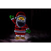 Celebrations LED Infinity Santa 30 in. Yard Decor
