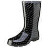 Sloggers Women's Garden/Rain Boots 10 US Black Polka Dot 1 pair