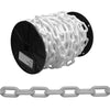 Campbell 0990847 #8 X 60' White Plastic Chain Reel