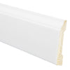 Inteplast Building Products 3-3/16 in. x 8 ft. L Prefinished White Polystyrene Wall Base (Pack of 12)