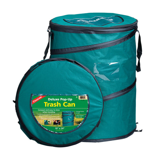 Coghlan's Deluxe Green Trash Can 24 in. H X 19 in. W X 19 in. L 29.5 gal 1 pk