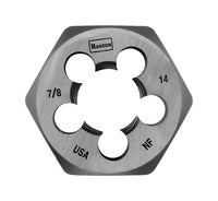 Irwin Hanson High Carbon Steel SAE Hexagon Die 7/8 in. 1 pc