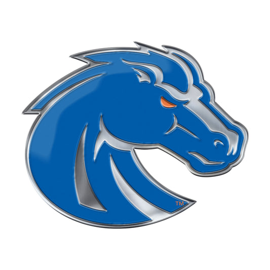Boise State University Blue Heavy Duty Aluminum Color Emblem