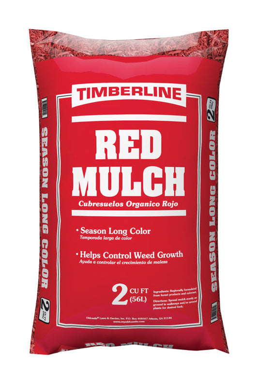 Timberline Red Shredded Mulch 2 cu. ft.