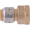 SharkBite 1/2 in. Push X 3/4 in. D FPT Brass Reducing Connector