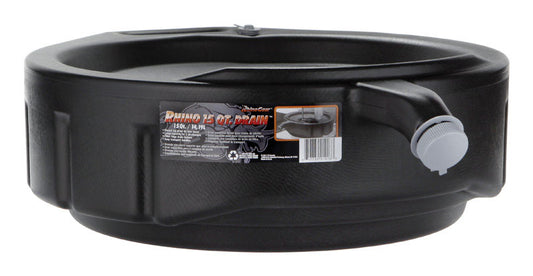 FloTool Plastic 15 qt Round Oil Drain and Recovery Pan