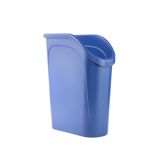 Rubbermaid 6 gal Blue Resin Undercabinet Wastebasket