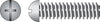 Hillman No. 10-24 X 3 in. L Combination Round Head Zinc-Plated Steel Machine Screws 100 pk