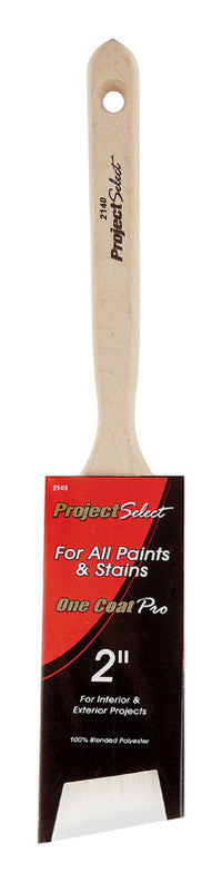 Linzer Project Select 2 in. W Angle Polyester Blend Trim Paint Brush