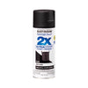 Rust-Oleum Painters Touch Ultra Cover Semi-Gloss Black Spray Paint 12 oz. (Pack of 6)