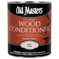 Old Masters Clear Wood Conditioner 1 qt. (Pack of 4)