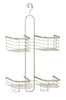 iDesign Forma 23.75 in. H X 5 in. W X 15 in. L Satin Silver Shower Caddy