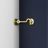 National Hardware 4 in. L Brushed Gold Steel Hook and Eye Closure 1 pc - Deal of The Week