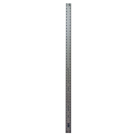 Mayes 48 in. L X 2 in. W Aluminum Straight-Edge Ruler Metric and SAE