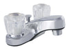 LDR Chrome Bathroom Faucet 4 in.