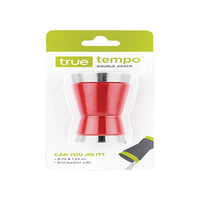 TRUE Tempo Multicolored Plastic/Stainless Steel Double Jigger (Pack of 12).