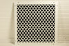Steelcrest Designer 20 X 20 Wall /Ceiling White Return Vent Cover, With Face Mounting Screw Holes, No Damper