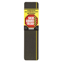Skid Guard 6 in. W X 24 in. L Black/Yellow Stair Tread - Open Box