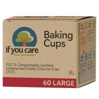 If You Care Cream Paper Baking Cups (Pack of 12)
