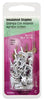 Hillman No. 5 x 1/2 in. L White Steel Insualted Staples 5 Ga. 25 lb. (Pack of 6)