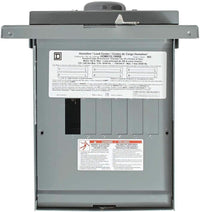 Square D HomeLine 100 amps 120/240 V 6 space 12 circuits Wall Mount Main Lug Load Center