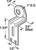 Prime-Line 1 in. D X 1/4 in. L Mill Nylon/Steel Wardrobe Door Roller Assembly 2 pk