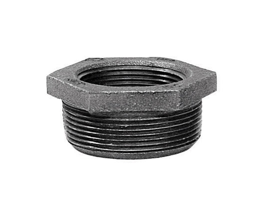 Anvil 1 in. MPT X 1/2 in. D FPT Black Malleable Iron Hex Bushing
