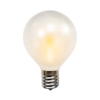 Bella Lucci Holiday Bright Lights LED G50 Patio Light Set Warm White 50 ft. 50 lights