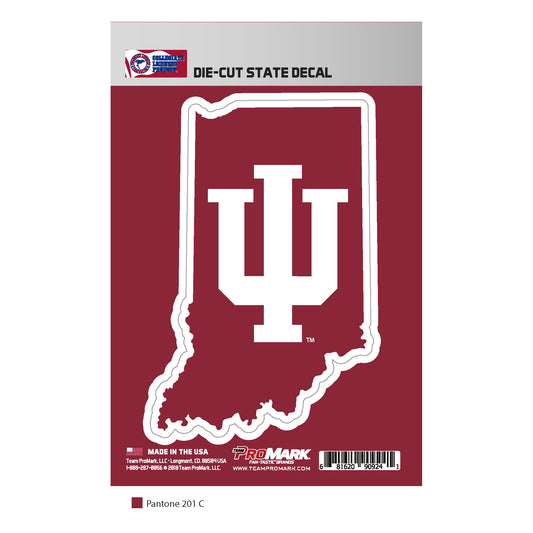 Indiana University Team State Decal Sticker