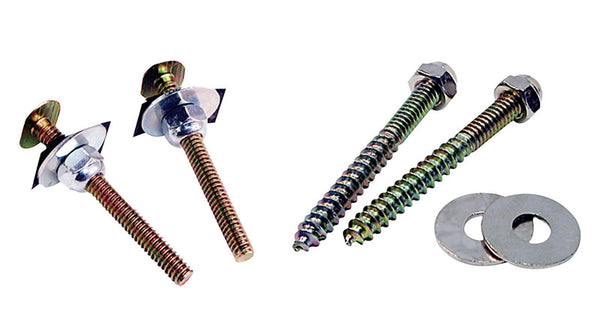 Juego de tornillos y pernos para inodoro Danco de acero universal