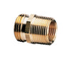 Gilmour 3/4 in. Brass Threaded Double Male Hose Connector - Deal of The Week